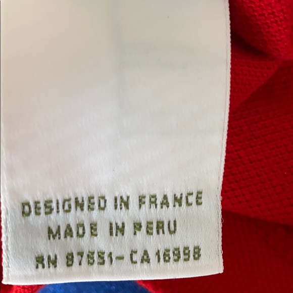 Lacoste red polo - Picture 7 of 7